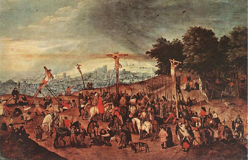 BRUEGHEL, Pieter the Younger Crucifixion dgg China oil painting art